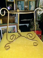  ANCIEN SUPPORT TREPIÉD FER FORGÉ ( pot - vase ) ART POPULAIRE 