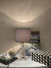 Lampe en cristal a poser  Vintage fait Main