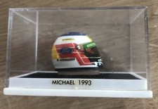 Casque Mickael Schumacher 1993 JF CRÉATIONS 1ere Série 1/12 avec Visage !