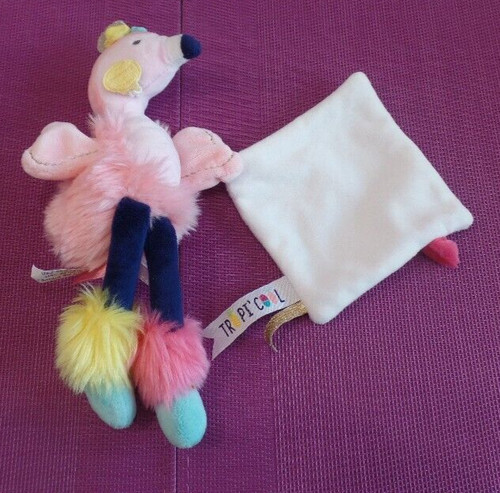 T2g doudou flamant - doudou, rose