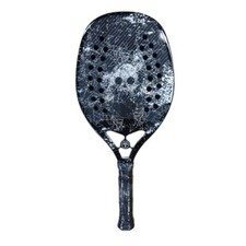 Raquette beach tennis Racket TURQUOISE Noir Death Pro Argent 2023