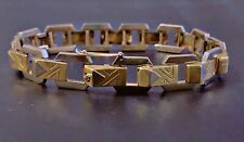 Ancien argent bracelet vermeil Tank