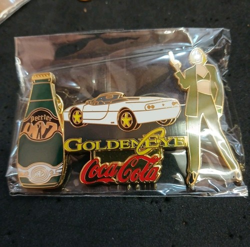 Pin goldeneye perrier coca - pin’s,