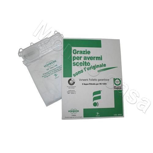 Vorwerk pack filter - 6, bags