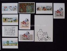 Lot Cartes Postales HERGE TINTIN (129)