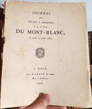 Journal d'un voyage a Chamouni