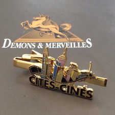 Gentleman Metal Simple Tie Clip Bar Clasp Practical France Cités cinés Cinema