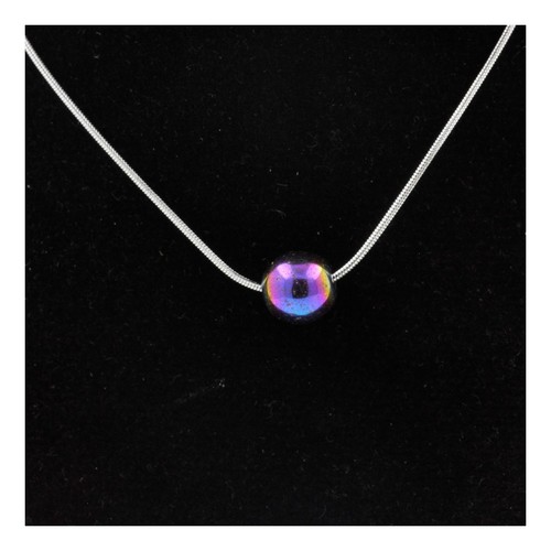 Collier perle hématite - collier,
