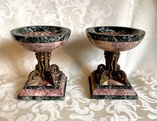 Paire Cassolettes Garniture De