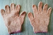 Gants poney enfant 10-14 ans en tricot avec picots antidérappants