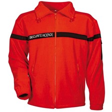 BLOUSON POLAIRE SÉCURITÉ INCENDIE SSIAP SECURITE  TRAVAIL PROTECTION AGENT FEU  