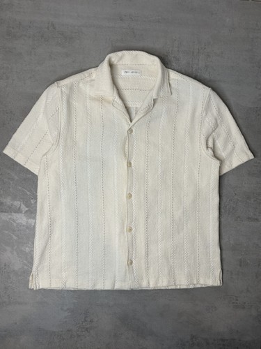 Zara chemise maille texturée - chemise,