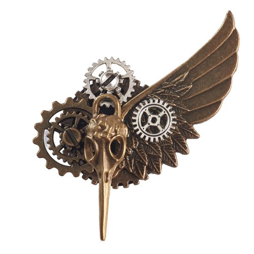 Steampunk gear broche - steampunk,