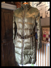 superbe doudoune  Devernois sport bronze   longue comme neuve . t 40 / 42 .(LI/)