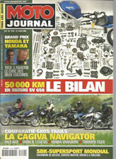 MOTO JOURNAL N°1429 SUZ SV 650 / CAGIVA NAVIGATOR VS BMW R1150 GS - VARADERO