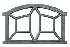 Fenêtre de grange à barreaux fer forgé / rouille style antique 64cm (n)