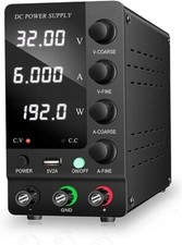 Alimentations DC programmables Noir Maintenance Laboratoire KUAIQU 32V 6A #G