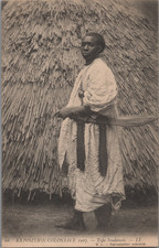 Zoo humain, Exposition coloniale de 1907, Soudan Carte postale - Zoo humain Expo