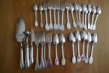 Couverts argent massif poinçon minerve Poids 1 450 grammes