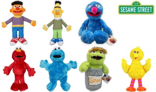 Figurines peluche sesame - peluche,