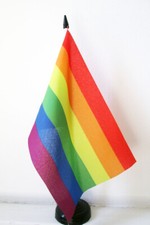 DRAPEAU DE TABLE ARC-EN-CIEL