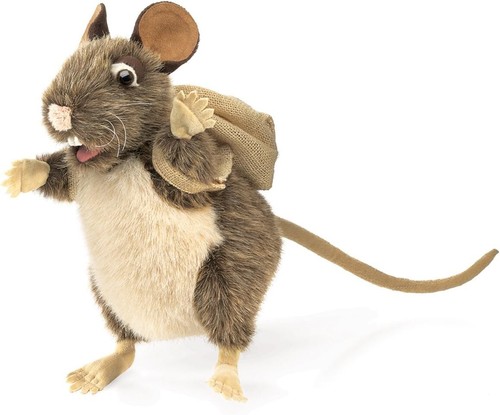 Folkmanis pack rat - hand, puppet