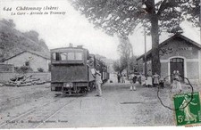CPA 38 CHATONNAY LA GARE