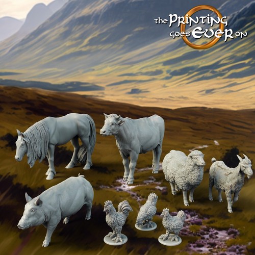 Animaux ferme figurines - de,