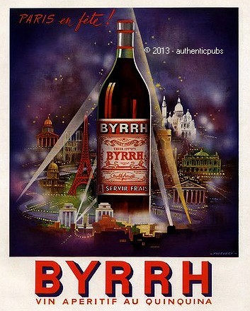 Publicite byrrh paris - paris, fete