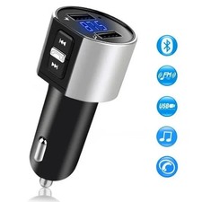 Transmetteur FM sans fil Bluetooth Adaptateur MP3 Kit voiture Chargeur USB