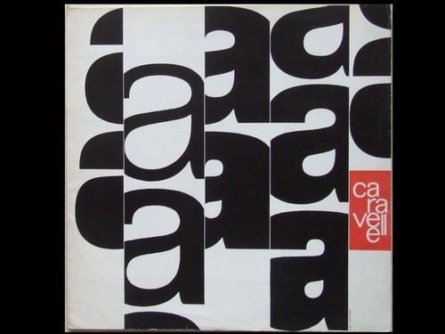 Typographie caravelle 1957 - typographie,