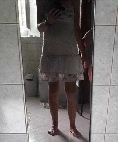 Bershka robe écrue fleurie - robe,