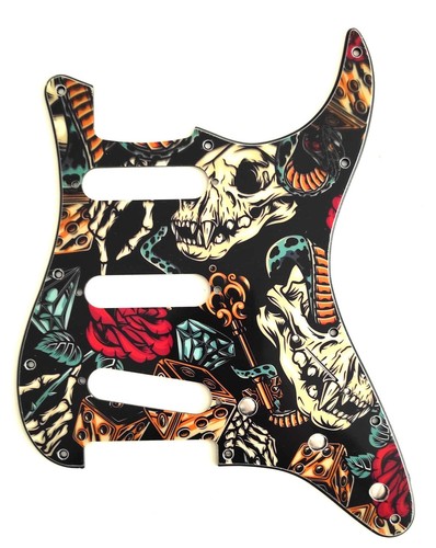 Pickguard vintage flash - vintage, tatoo