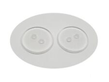 20 BOUTONS Acrylique TRANSPARENT rond 10 mm 2 trous - creation couture diy