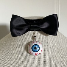 Eyeball Bow Choker! Bloodshot