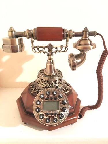 Téléphone rétro style - téléphone,