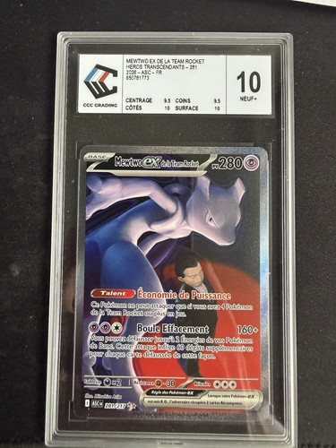 Carte pokémon mewtwo la - ex, de