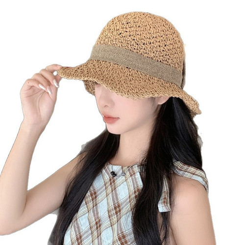 Chapeau paille noeud - chapeau,