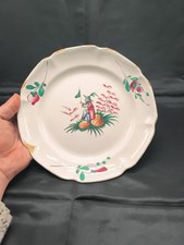 Assiette En Faïence 19e Décor Au Chinois