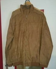 Blouson  suédine brun  doublé polaire noir   Atlas for men taille M