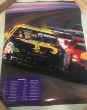 Vintage Smokin’ Joe’s Racing Camel Nascar And Drag Racing Poster 24” X 18”