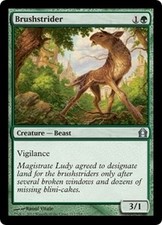 MTG Magic RTR - (4x) Brushstrider/Enjambeur de broussailles, English/VO