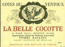 Etiquette de vin La Belle