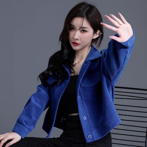 Veste courte velours - en,