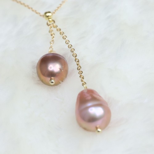 Collier gold filled - filled, perle
