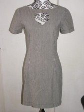 Robe damier vichy noire