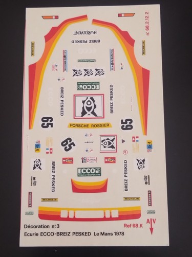 Decal porsche 930 le - decal,