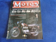 fascicule les grandes moto classiques triumph T 120  bonneville 1967