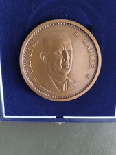 De GAULLE Médaille en Bronze Commémorative De La Libération de Paris en 1984