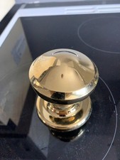 Bouton de porte vintage laiton massif, poignée de porte à tirer, diamètre 6,9 cm